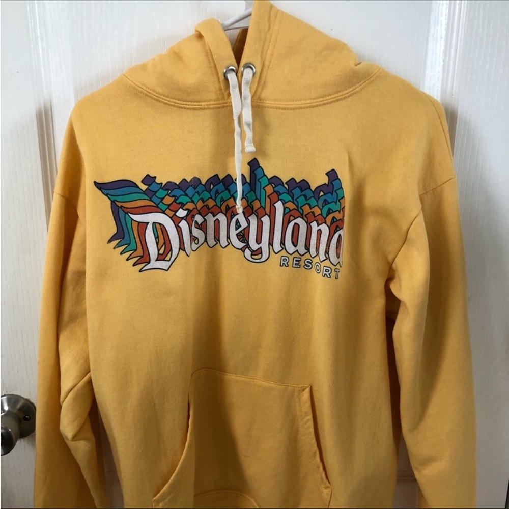 Disneyland Retro Yellow Sweatshirt (Unisex Size Small)